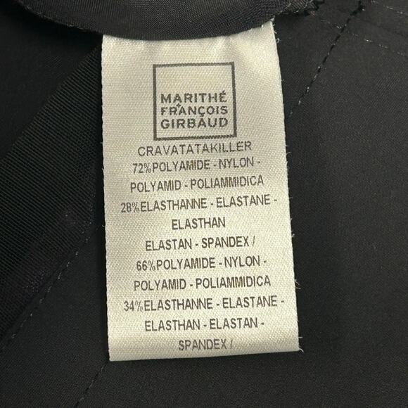 Marithe + Francois Girbaud Vintage Black Cravatatakiller Mini Dress Women’s  4 - Picture 4 of 9